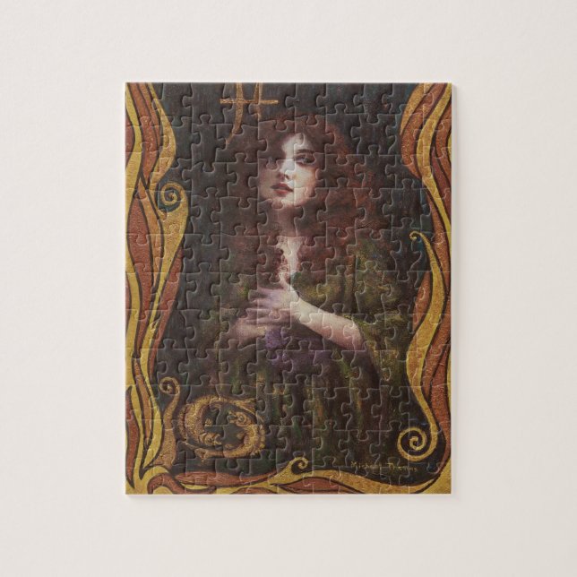 Rompecabezas decorativo de Piscis (Vertical)