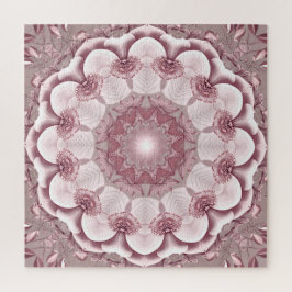 Rompecabezas decorativo rosa