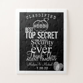 Rompecabezas del agente secreto del portador de an