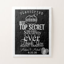 Rompecabezas del agente secreto del portador de an