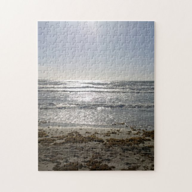 Rompecabezas del amanecer en la playa (Vertical)