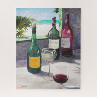 Rompecabezas del Amante del Arte y del Vino con Ca