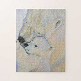 Rompecabezas del amor del oso polar