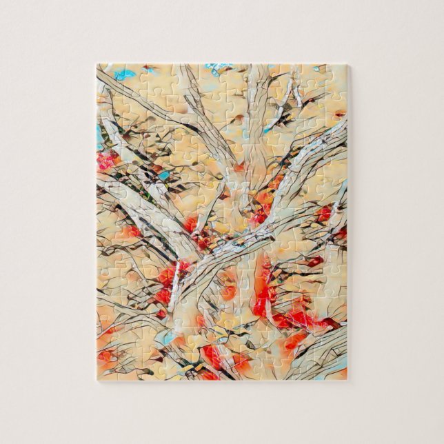 Rompecabezas del árbol abstracto (Vertical)