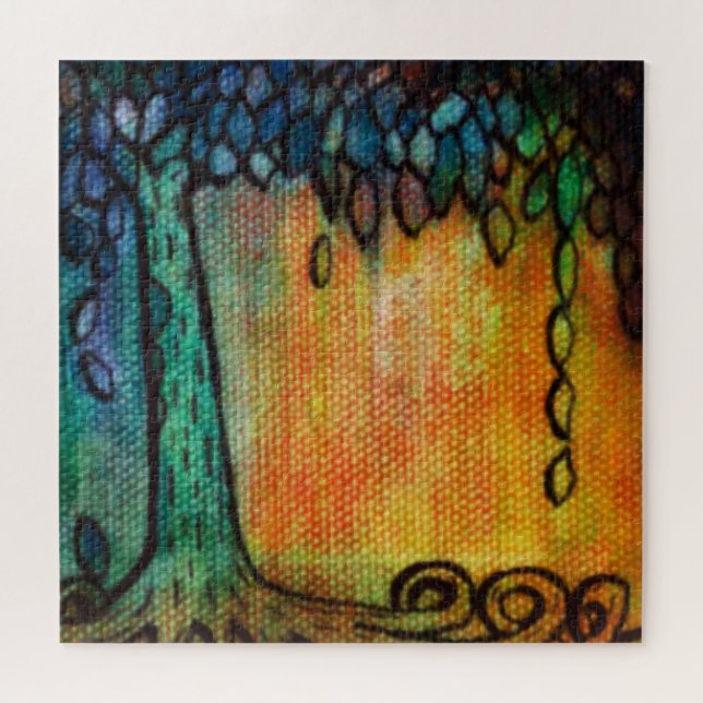 Rompecabezas del árbol de joyas (Horizontal)