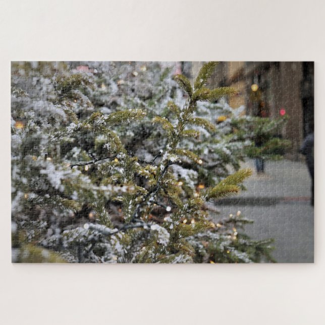 Rompecabezas del árbol de Navidad (Horizontal)