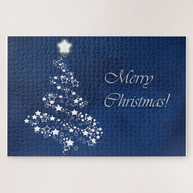 Rompecabezas del árbol de Navidad (Horizontal)