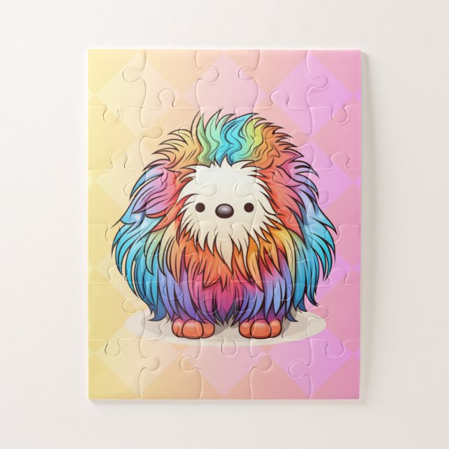 Rompecabezas del arco iris Yeti Jigsaw (Vertical)