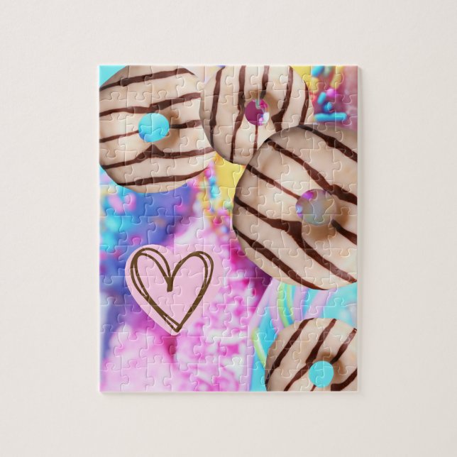 Rompecabezas del Arcoiris colorido (Vertical)