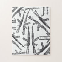 Rompecabezas del arma de fuego de AK47