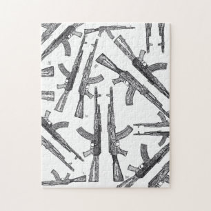 Rompecabezas del arma de fuego de AK47