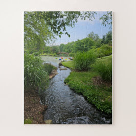 Rompecabezas del arroyo botánico STL, 110 piezas