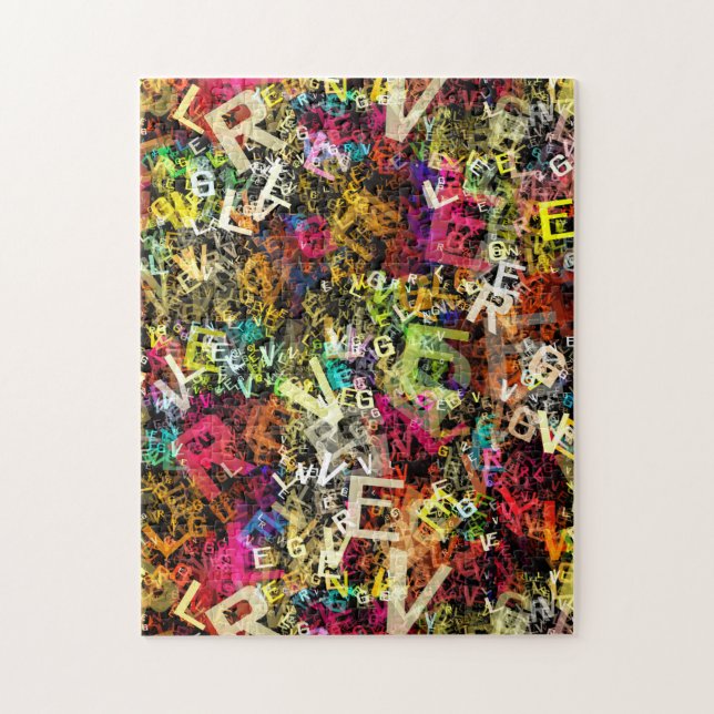 Rompecabezas del arte 1 de los alfabetos (Vertical)