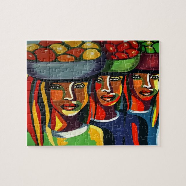 Rompecabezas del arte africano (Horizontal)