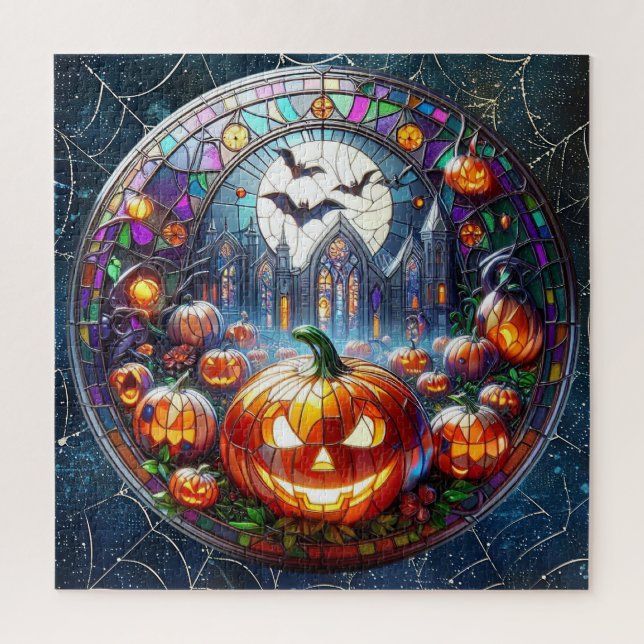 Rompecabezas del arte de Halloween (Vertical)