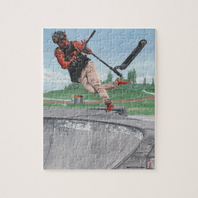 Rompecabezas del arte de la fantasía del truco de (Vertical)