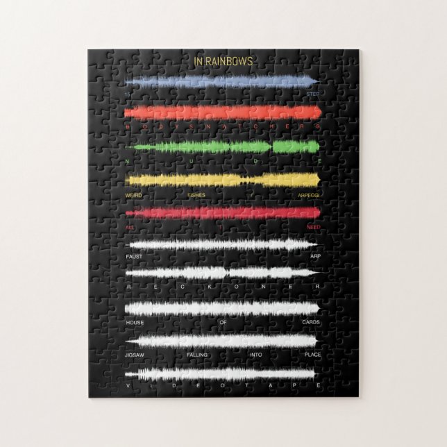 Rompecabezas del arte de la onda expansiva en las  (Vertical)
