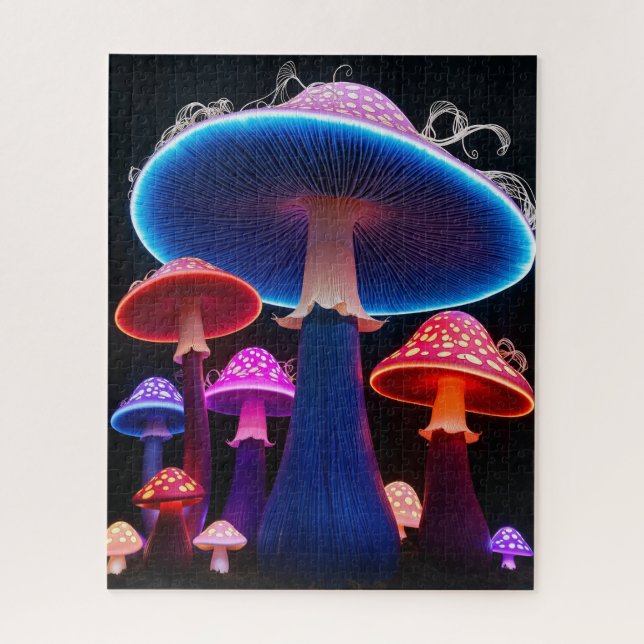 Rompecabezas del arte de los hongos (Vertical)