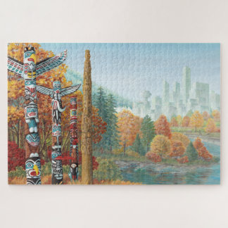 Rompecabezas del arte de Vancouver Canadá - dos