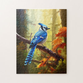 Rompecabezas del arte del Jay azul