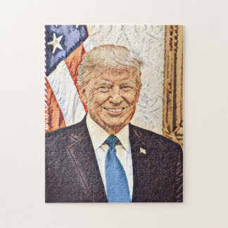 Rompecabezas del arte del presidente Donald Trump