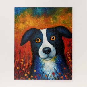 Rompecabezas del arte del retrato de perro