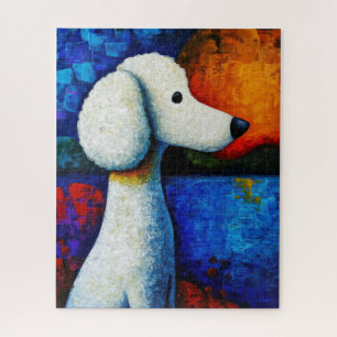 Rompecabezas del arte del retrato de perro