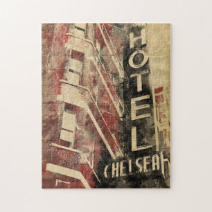 Rompecabezas del arte del vintage de Nueva York