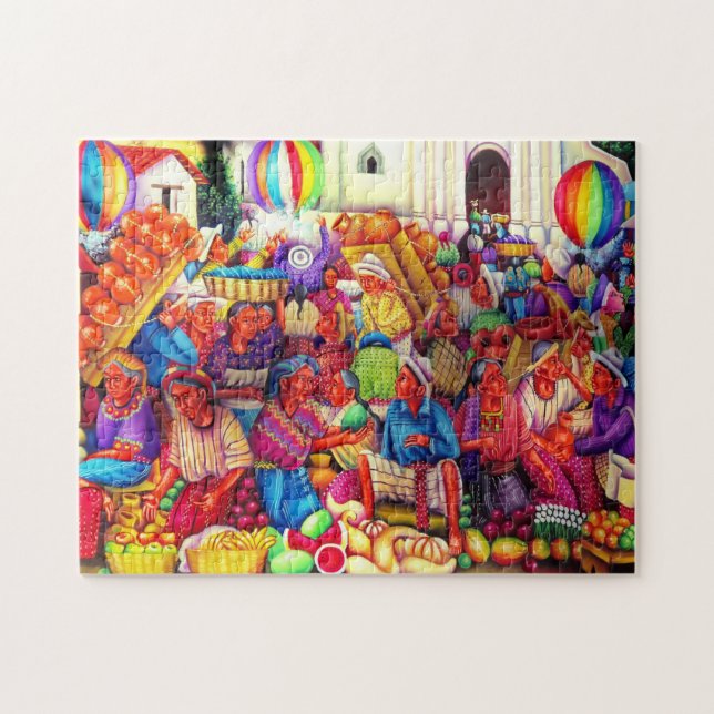 Rompecabezas del arte en Guatemala (Horizontal)