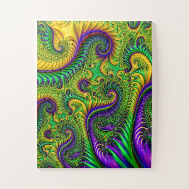 Rompecabezas del arte fractal (Vertical)