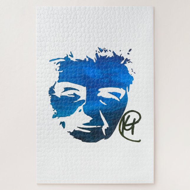 Rompecabezas del arte Golda Meir Splatter (Vertical)