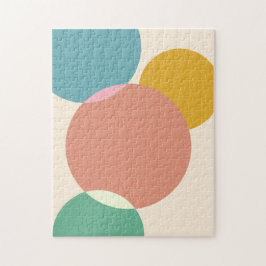 Rompecabezas del arte moderno de mediados del sigl