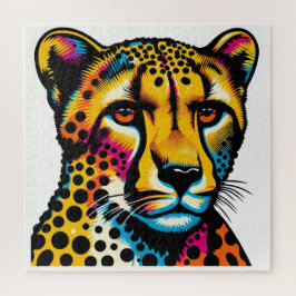 Rompecabezas del Arte Pop de Cheetah 600 Piece