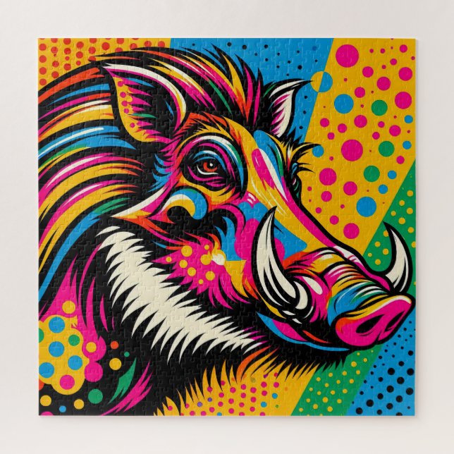 Rompecabezas del arte pop de Warthog 600 Piece (Vertical)
