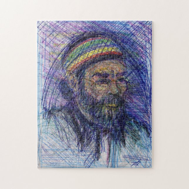 Rompecabezas del artista Memphis (Vertical)