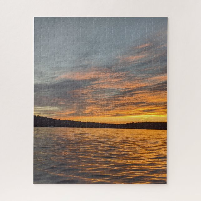 Rompecabezas del atardecer de Kanasatka (Vertical)