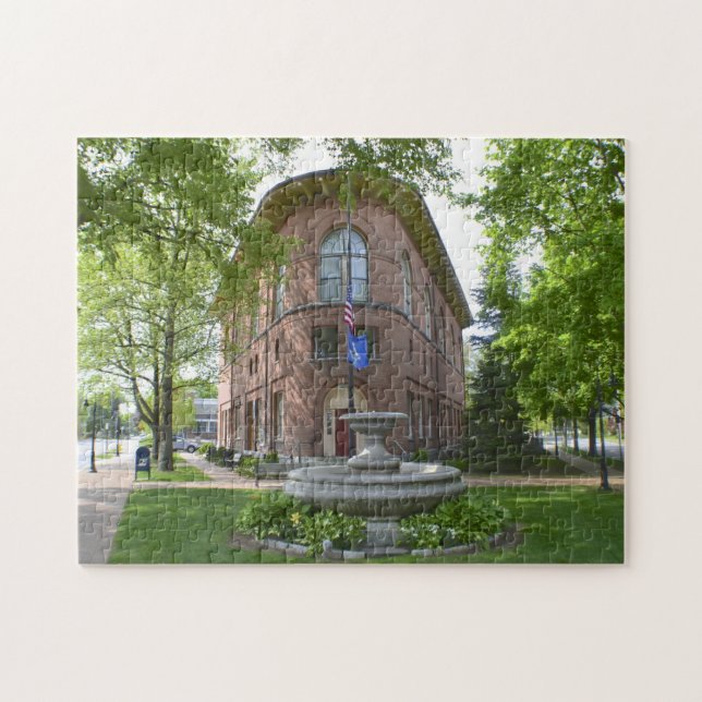 Rompecabezas del ayuntamiento del río profundo (Horizontal)