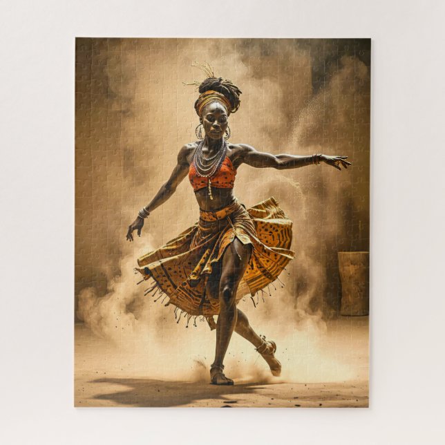 Rompecabezas del baile africano (Vertical)