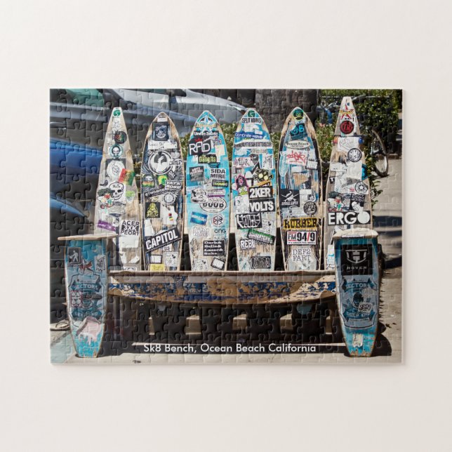 Rompecabezas del banco del tablero Sk8 (Horizontal)