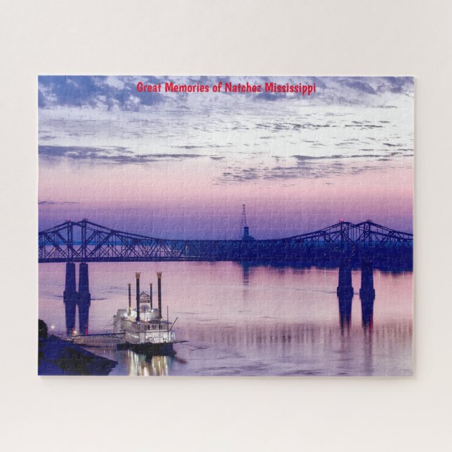Rompecabezas del barco de vapor Natchez Mississipp (Horizontal)