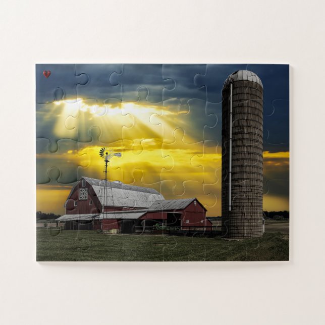 Rompecabezas del barn ruso Ohio Jigsaw (Horizontal)