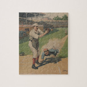 Rompecabezas del béisbol del vintage
