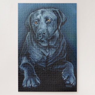 Rompecabezas del Black Lab Rompecabezas del arte d