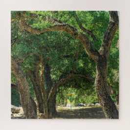 Rompecabezas del bosque de disco dificil