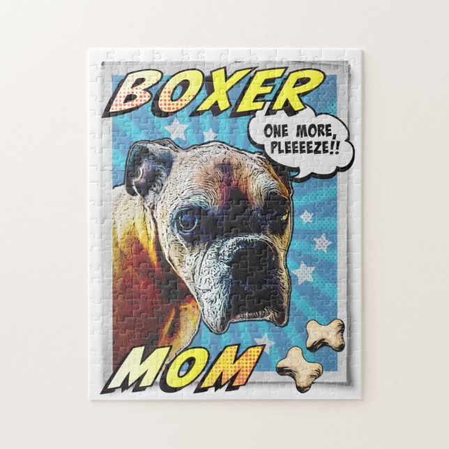 Rompecabezas del Boxer cómico (Vertical)