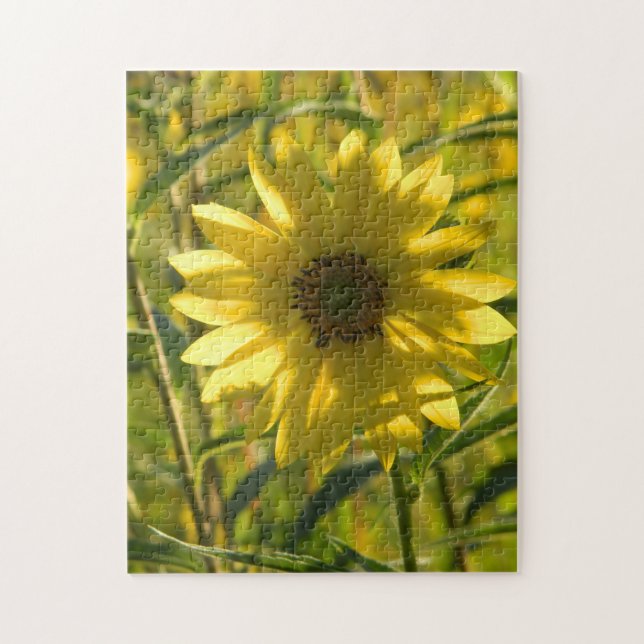 Rompecabezas del brillo del girasol (Vertical)