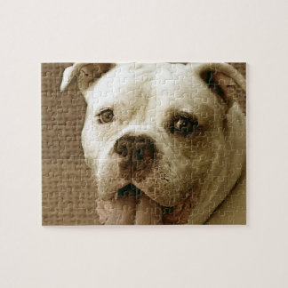 Rompecabezas del Bulldog americano Dog Jigsaw