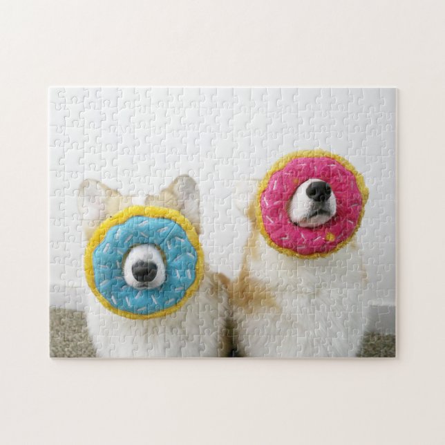 Rompecabezas del buñuelo del Corgi de Corgnuts, (Horizontal)