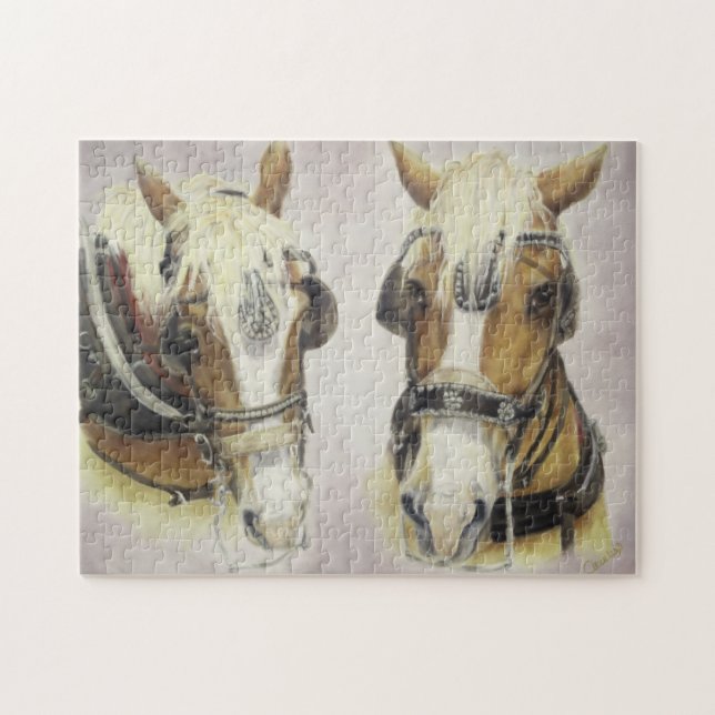 Rompecabezas del caballo de proyecto (Horizontal)