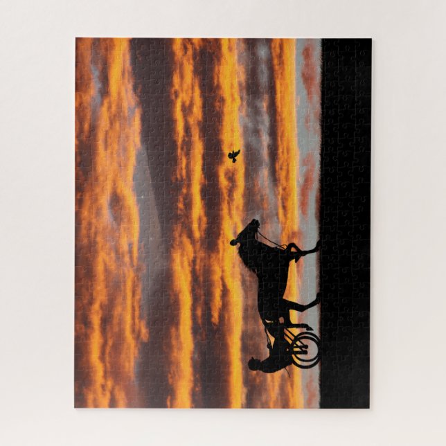 Rompecabezas del caballo de trote estandarizado (Vertical)